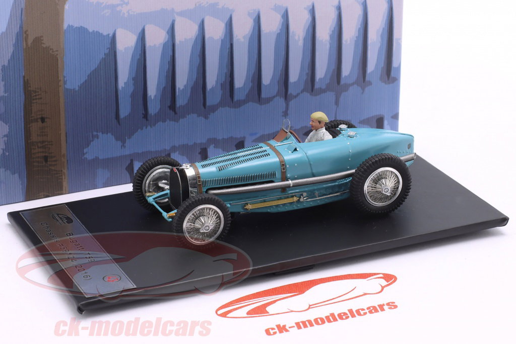 LeMans Miniatures 1:43 Bugatti T59 year 1934 light blue 143106M/LB