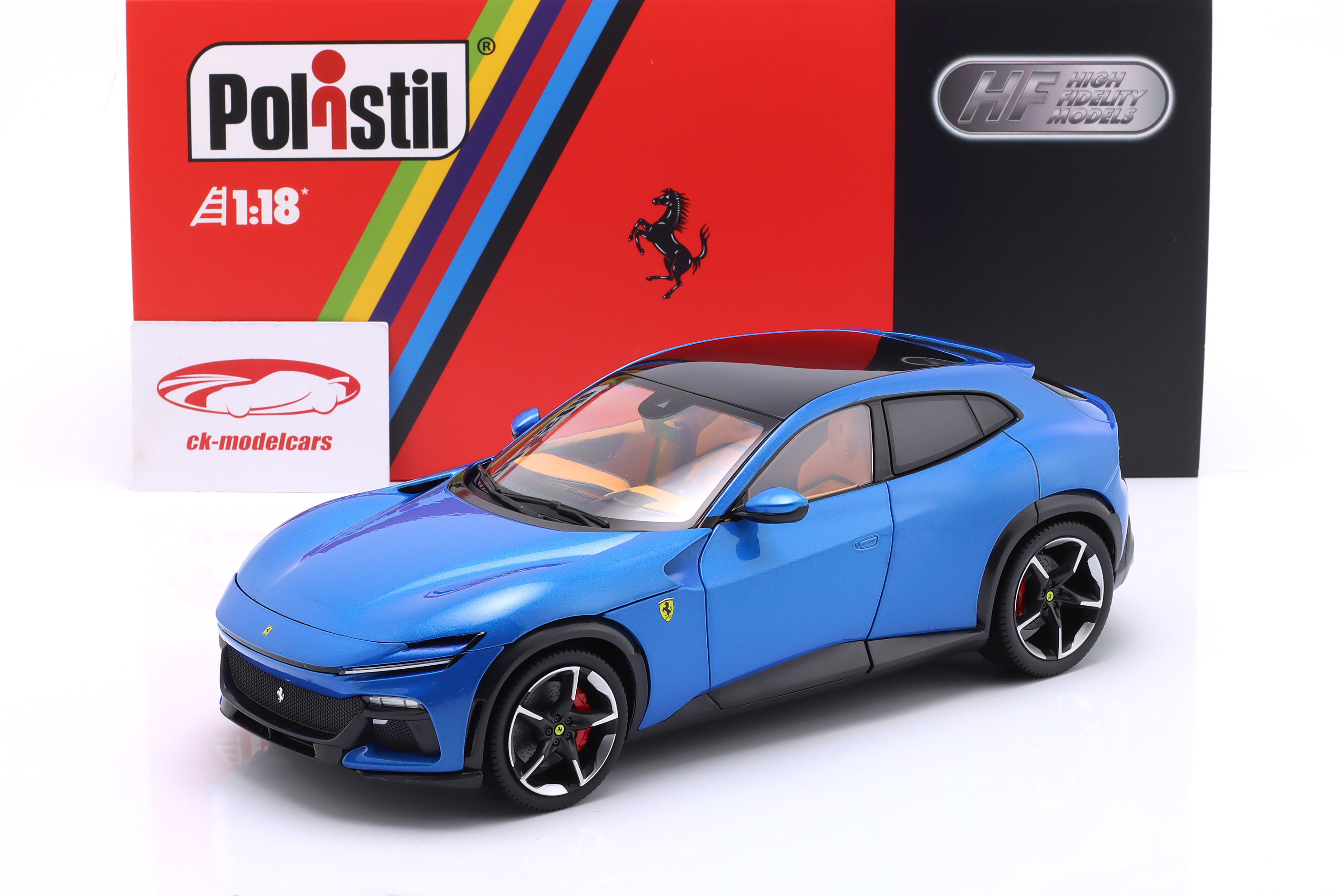 たか1/18 フェラーリ Purosangue 2022 ロッソコルサ Polistil 1:18 Ferrari Purosangue year 2022 corsa blue 18FE02022-HC