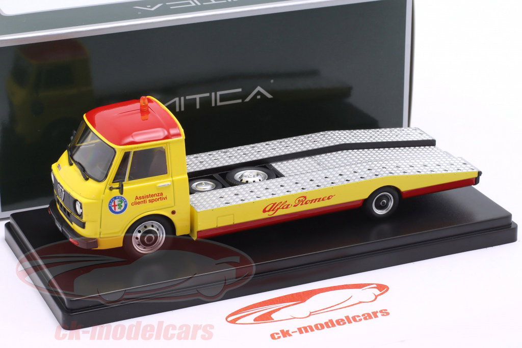 Mitica 1:43 Alfa Romeo A12 (F12) レッカー車 建設年 1977 黄色