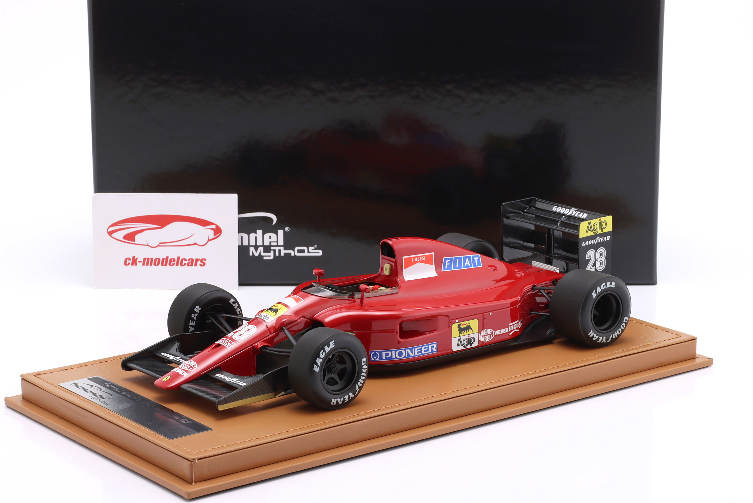1/18 フェラーリ 642 スペインGP マルボロ J.アレジ #28 Tecnomodel 1:18 Jean Alesi Ferrari 642 #28 Belgian GP Formula 1
