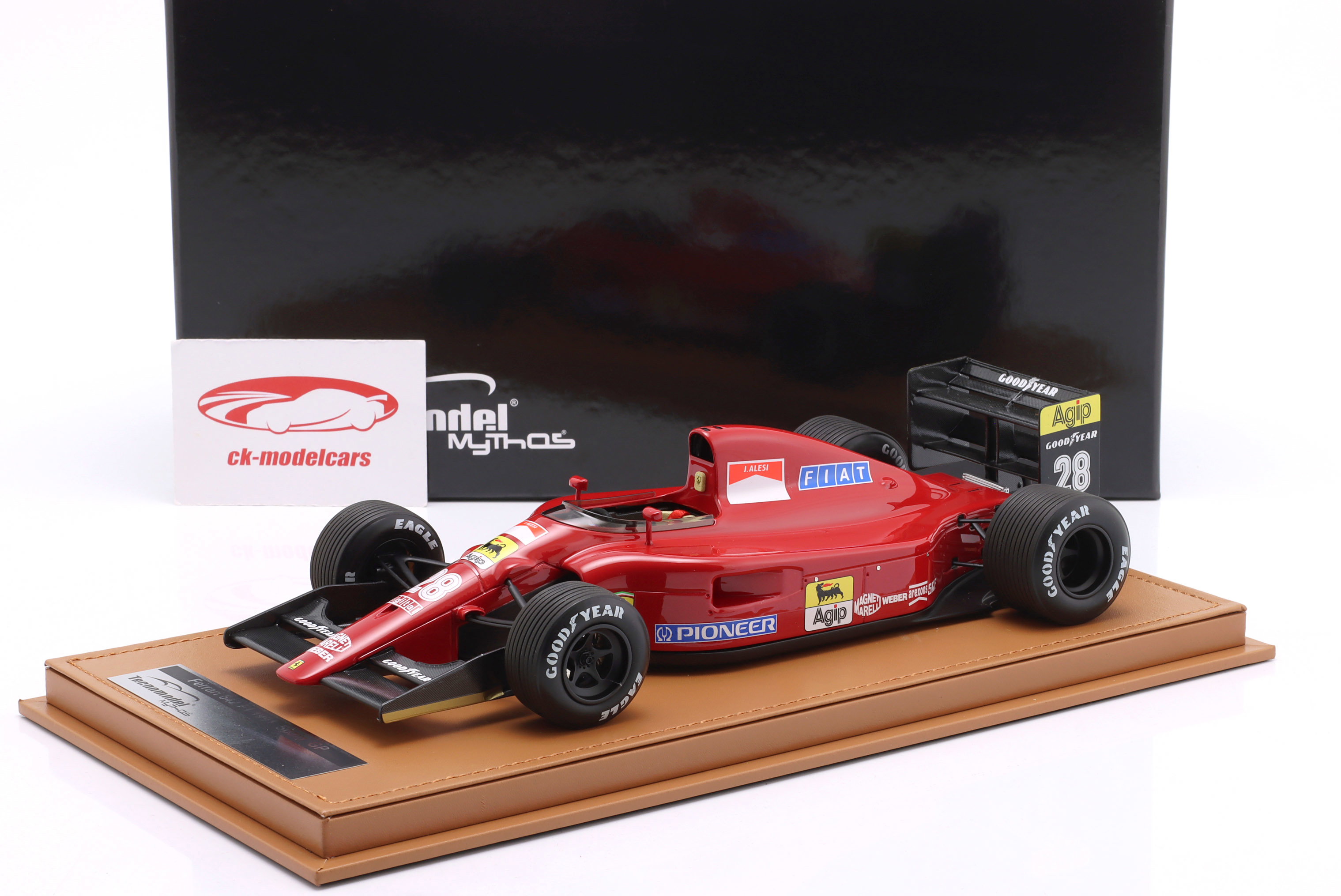 1/18 フェラーリ 642 スペインGP マルボロ J.アレジ #28 Tecnomodel 1:18 Jean Alesi Ferrari 642 #28 4th Spanish GP Formula