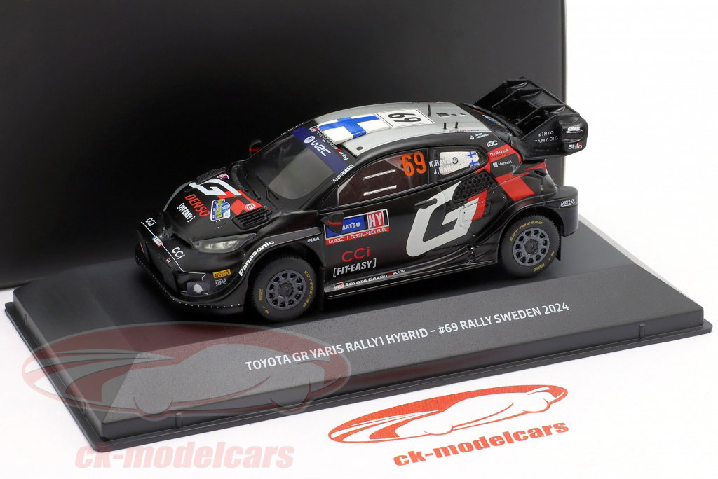 Ixo 1:43 Toyota GR Yaris Rally1 Hybrid #69 Rallye 瑞典2024