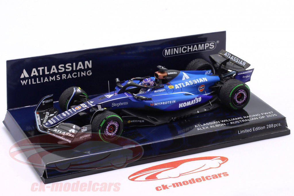 Minichamps 1:43 Alex Albon FW47 #23 5th Australia GP Formula 1