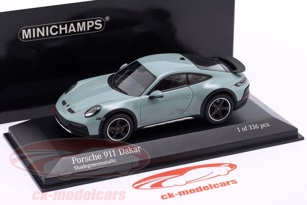 Minichamps 1:43 Porsche 911 Dakar 建設年 2022 シェードグリーン