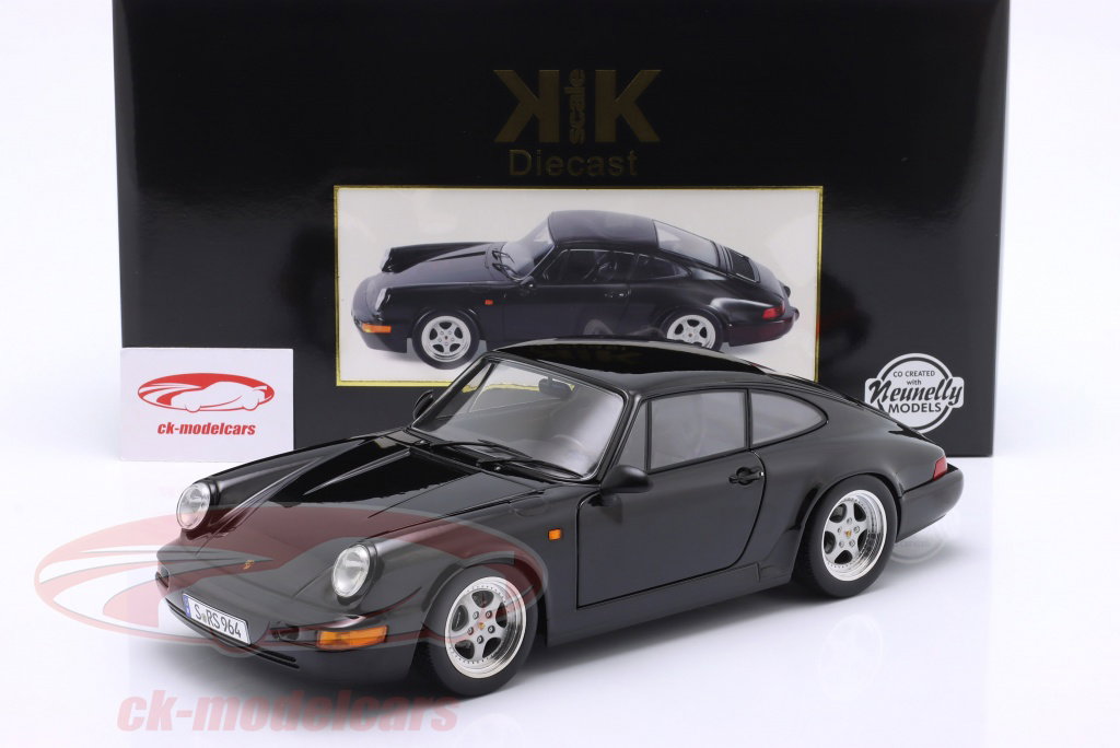 KK-Scale 1:12 Porsche 911 (964) RS Year 1992 black / Speedline