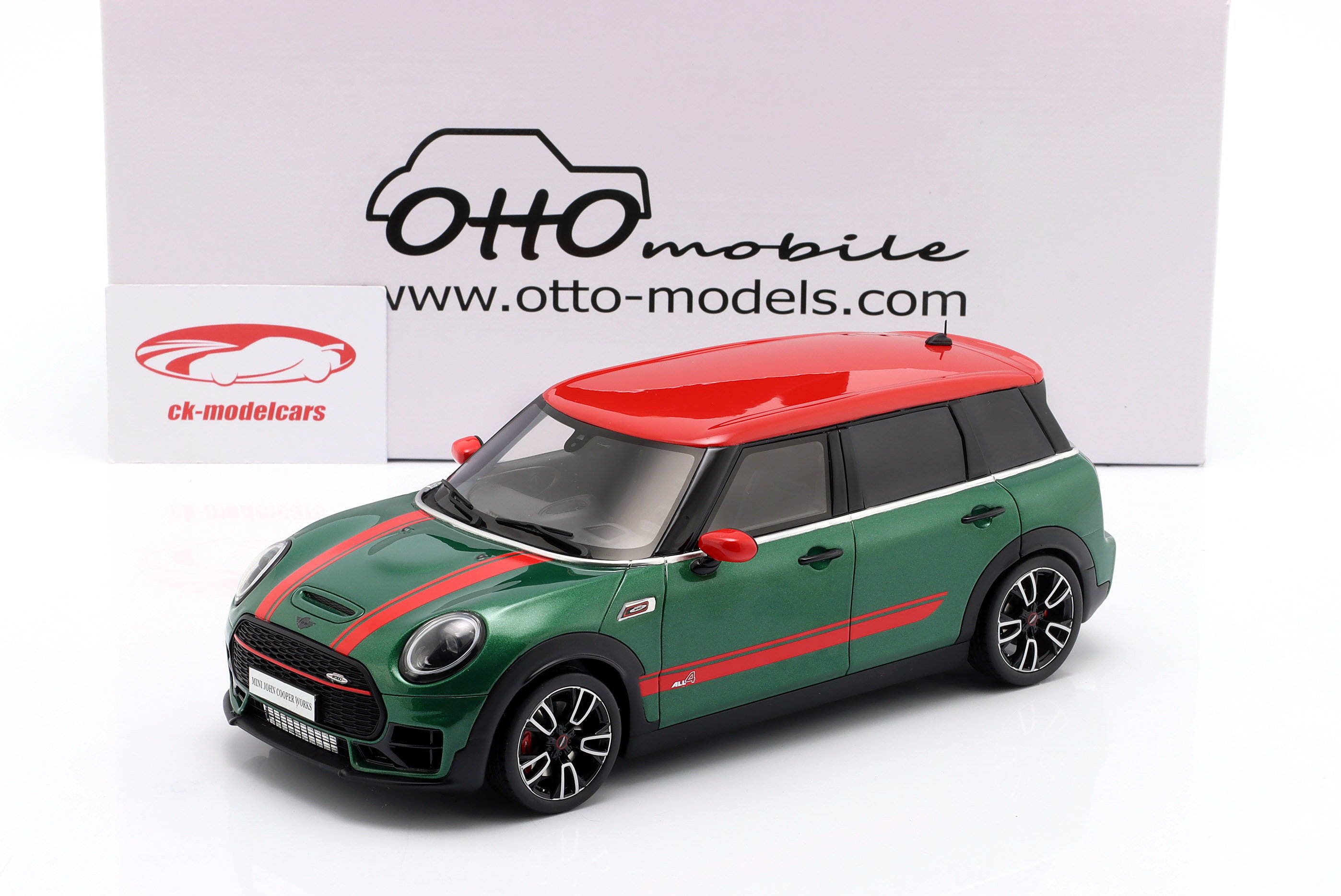 Ottomobile 1:18 Mini Clubman (F54) JCW 建設年 2021 イギリス 緑