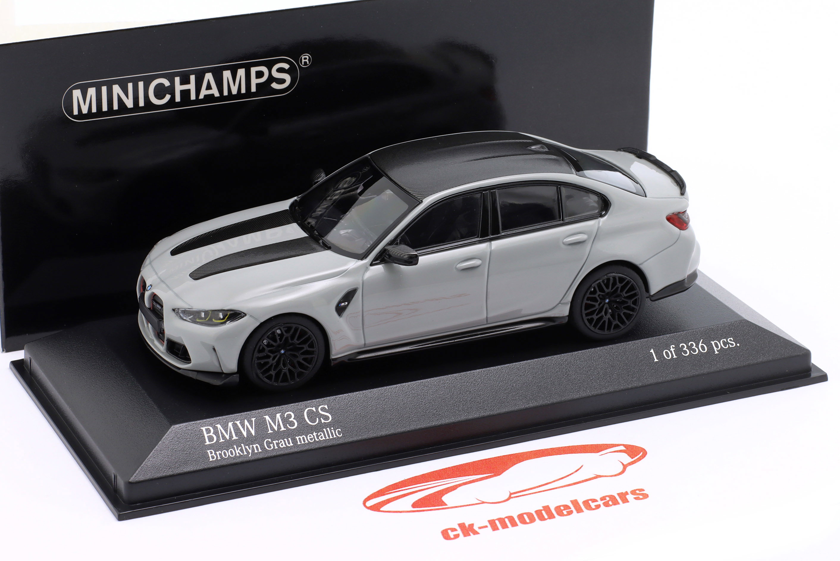 Minichamps 1:43 BMW M3 CS Year 2023 Brooklyn grey metallic