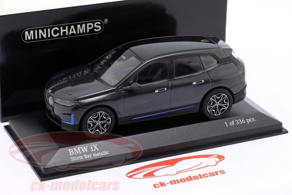 Minichamps 1:43 BMW IX 建設年 2022 storm bay メタリック 410024300