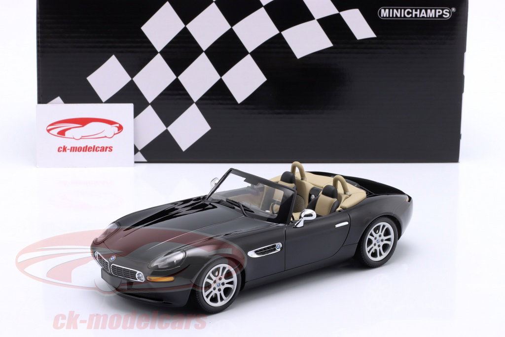 Minichamps 1:18 BMW Z8 Roadster Year 2000 black 155024231 model