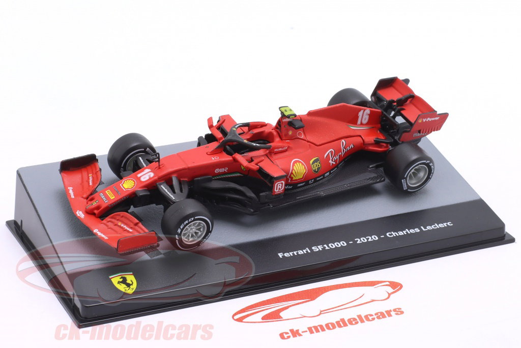 LOOKSMART 1/43 Ferrari SF1000 #16ルクレール Altaya 1:43 Charles Leclerc Ferrari SF1000 #16 Formula 1 2020