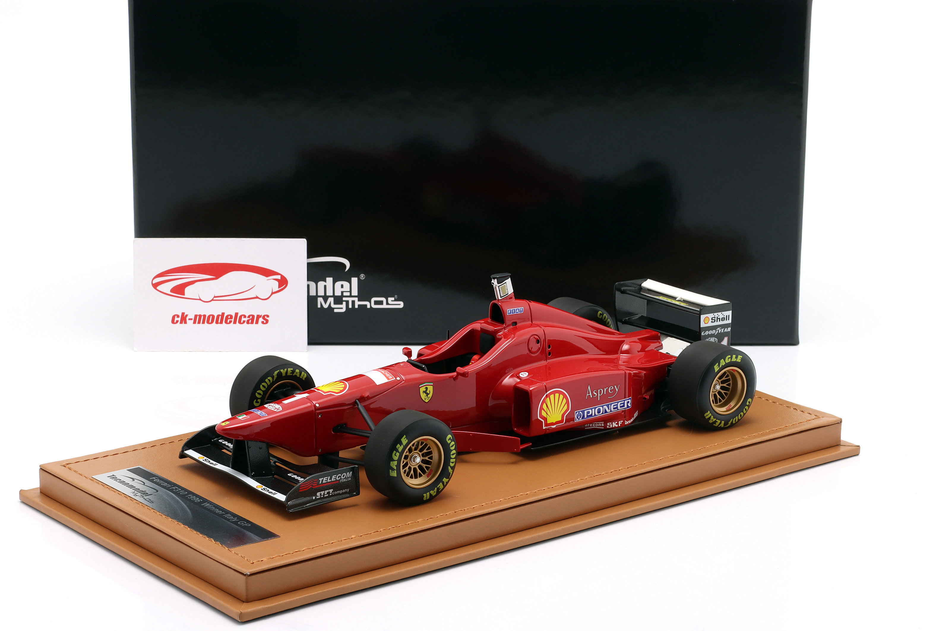Ferrari F310 1/8スケールモデル Tecnomodel 1:18 Michael Schumacher Ferrari F310 #1 勝者 イタリア語