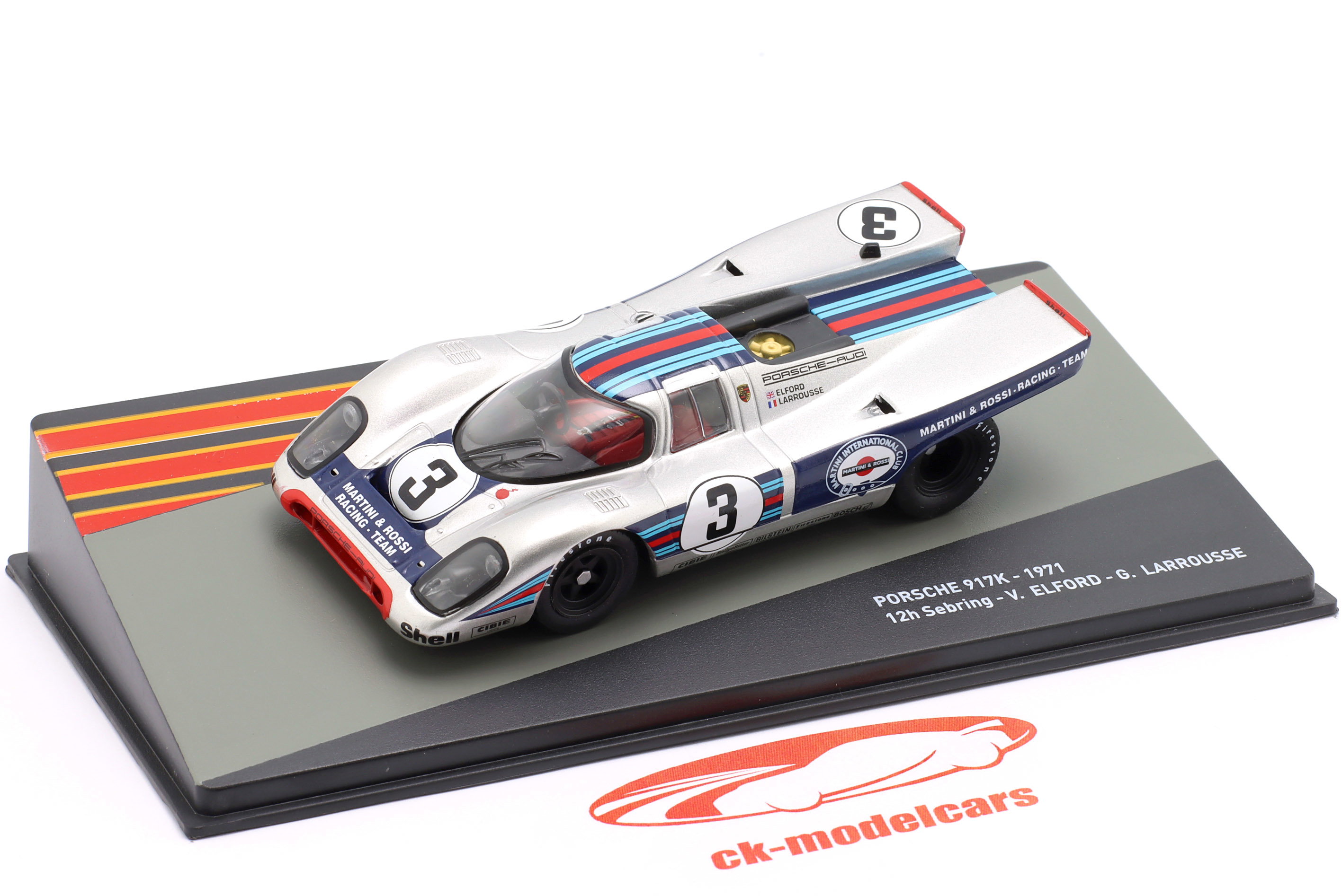 Altaya 1:43 Porsche 917K #3 Winner 12h Sebring 1971 Elford