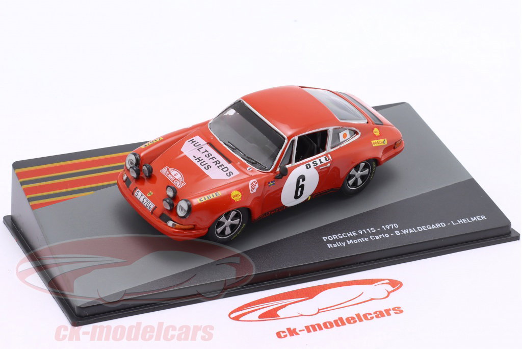 Miniature Altaya Ixo 1/43 Porsche 911 SC Rallye Monte Carlo 1982 Waldegard - Thorszelius