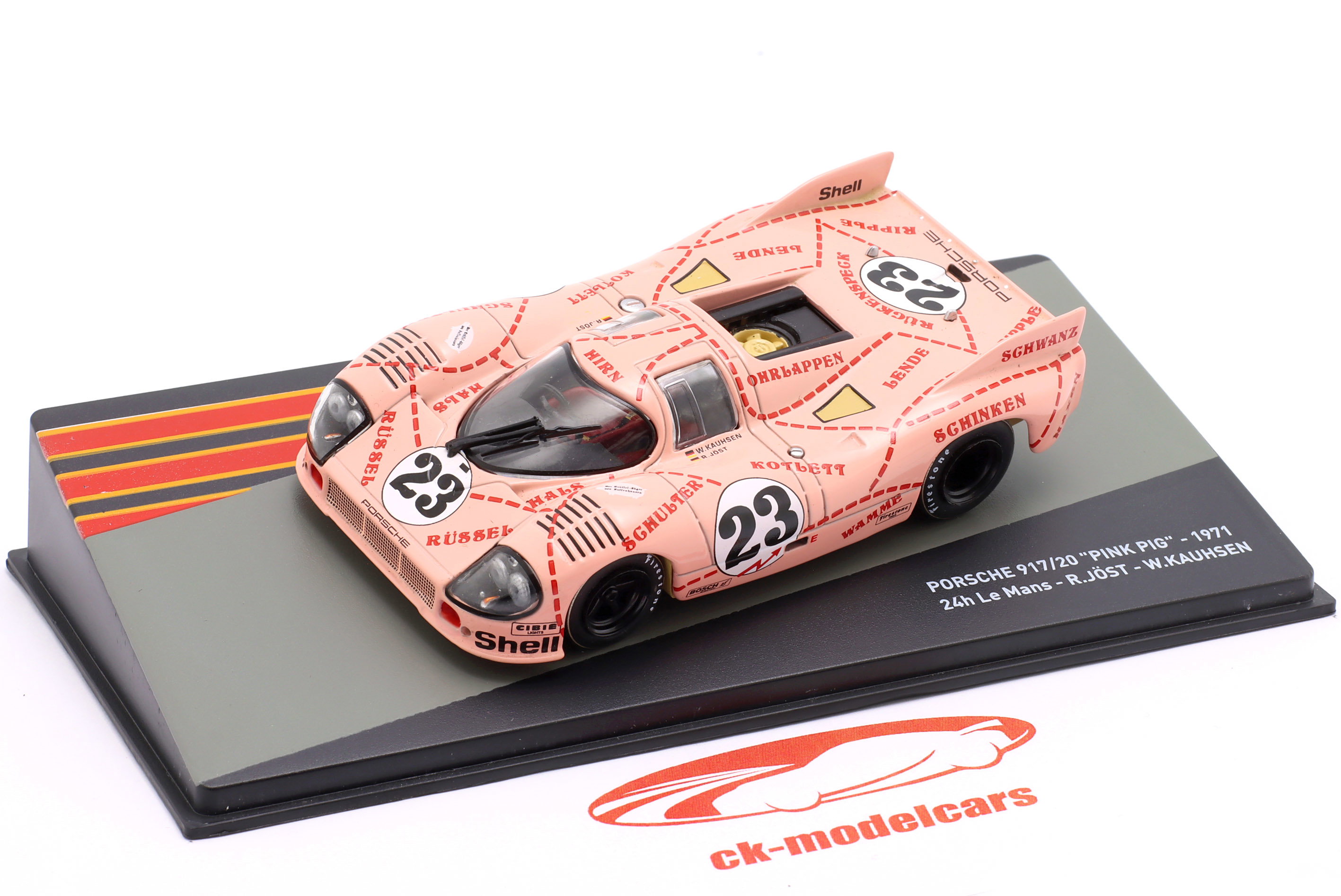 Altaya 1:43 Porsche 917/20 Pink Pig #23 24h LeMans 1971 Kauhsen