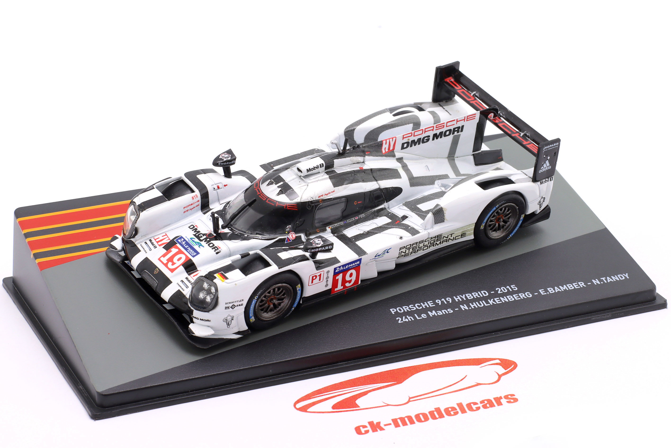 Altaya 1:43 Porsche 919 Hybrid #19 勝者 24h LeMans 2015 Hülkenberg