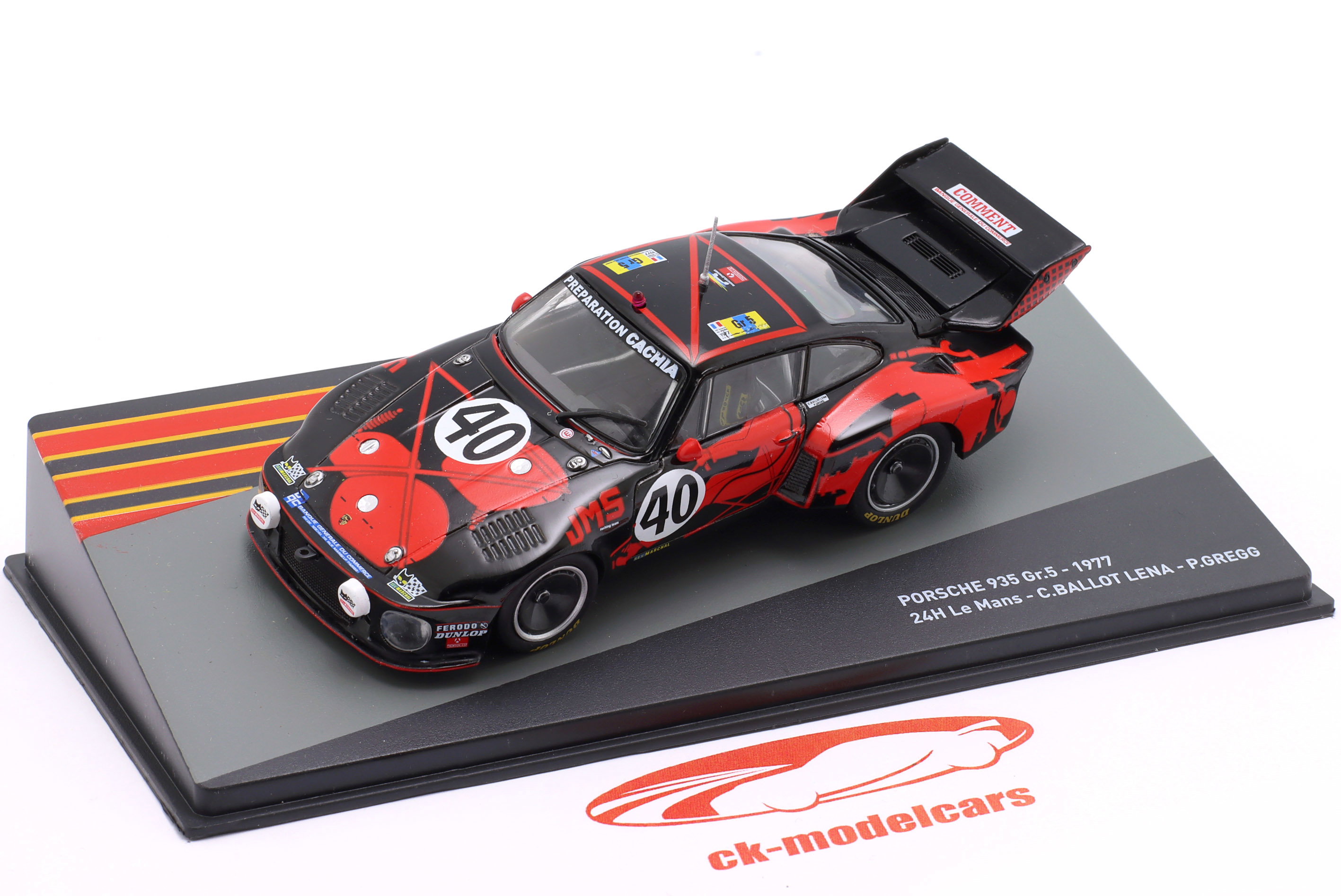 Altaya 1:43 Porsche 935 #40 3rd 24h LeMans 1977 Ballot-Lena, Gregg