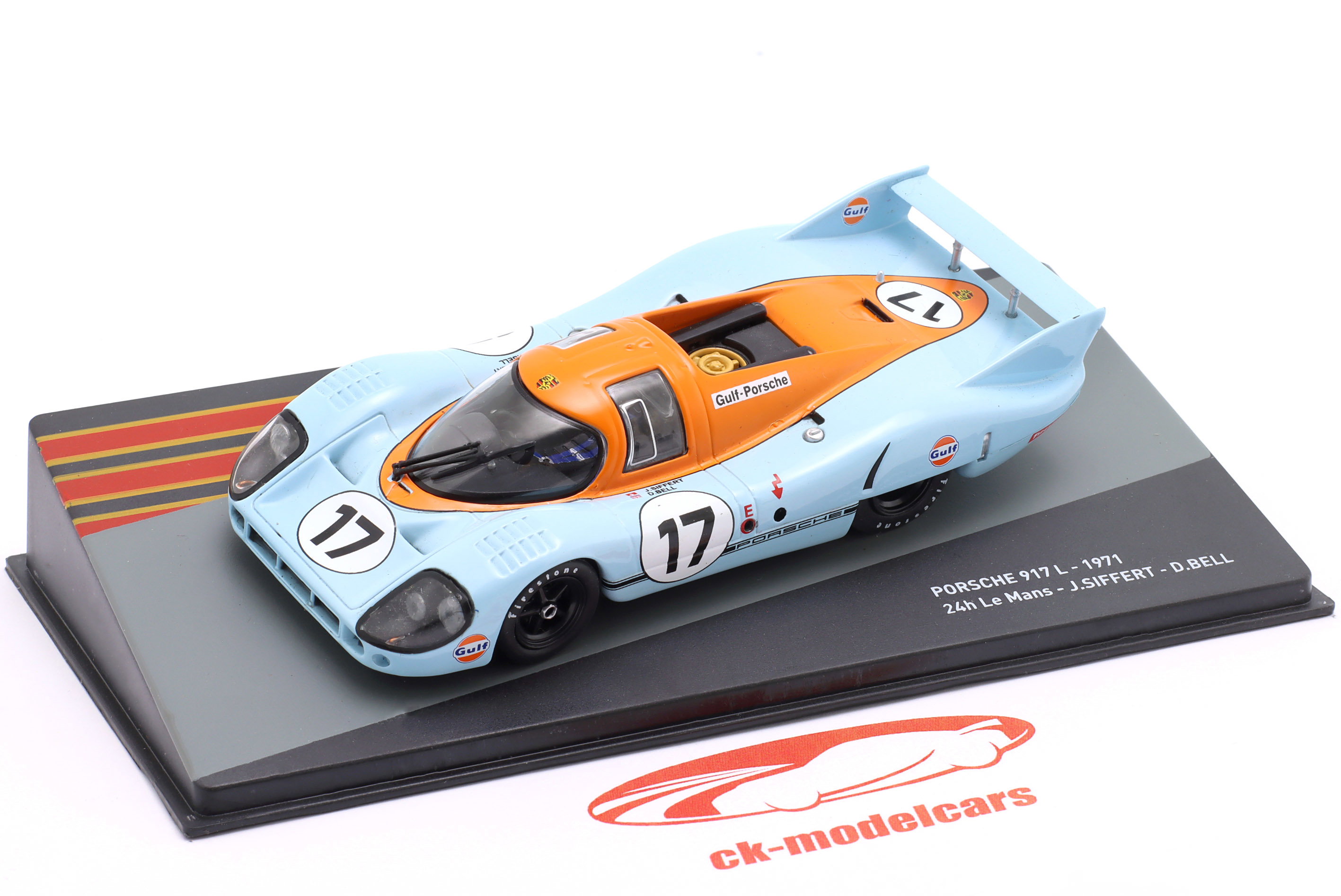 Altaya 1:43 Porsche 917 L #17 24h LeMans 1971 Siffert, Bell