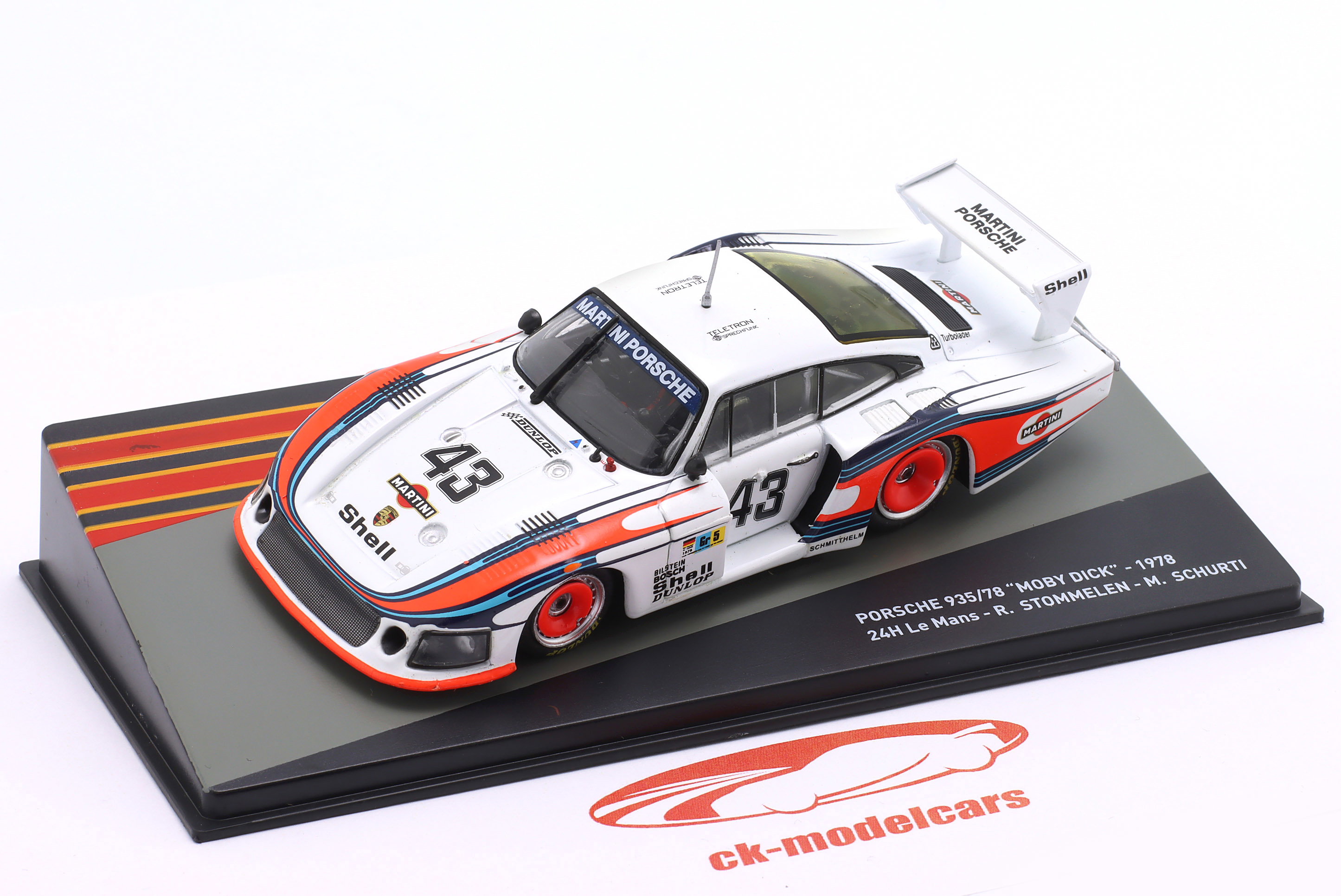 Altaya 1:43 Porsche 935/78 Moby Dick #43 8th 24h LeMans 1978