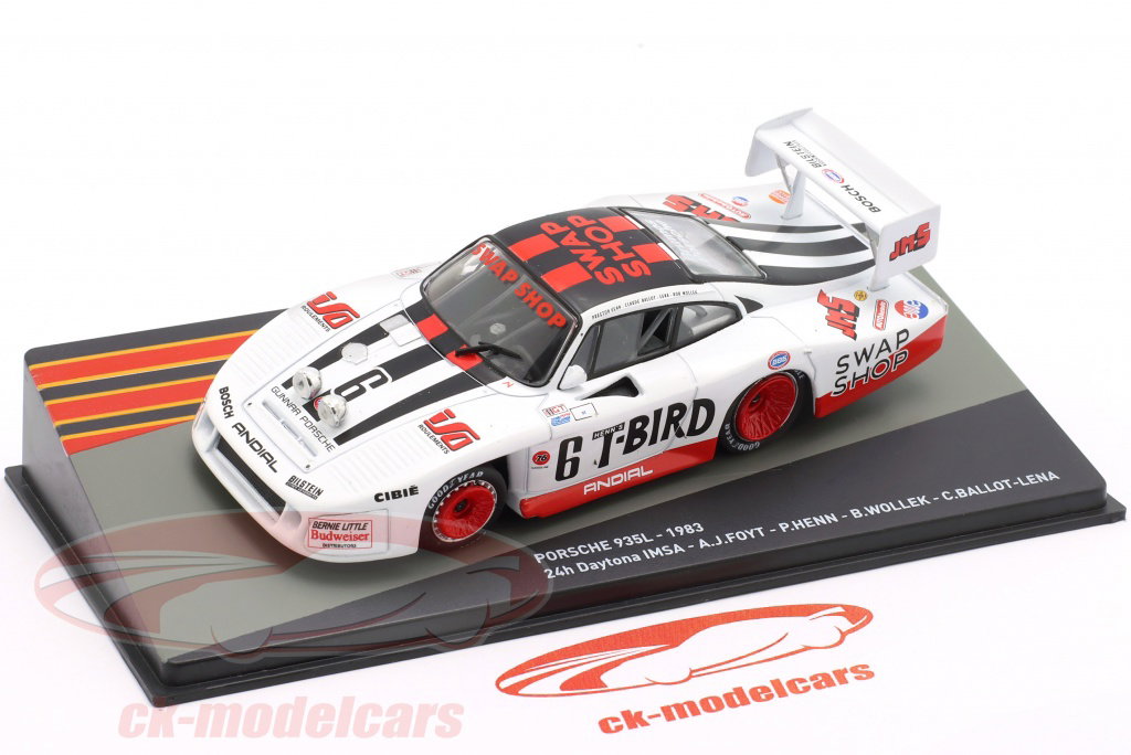 【Tonka】ニューカーキャリアPorsche 935 2台 Altaya 1:43 Porsche 935L #6 Winner 24h Daytona 1983 Wollek, Ballot