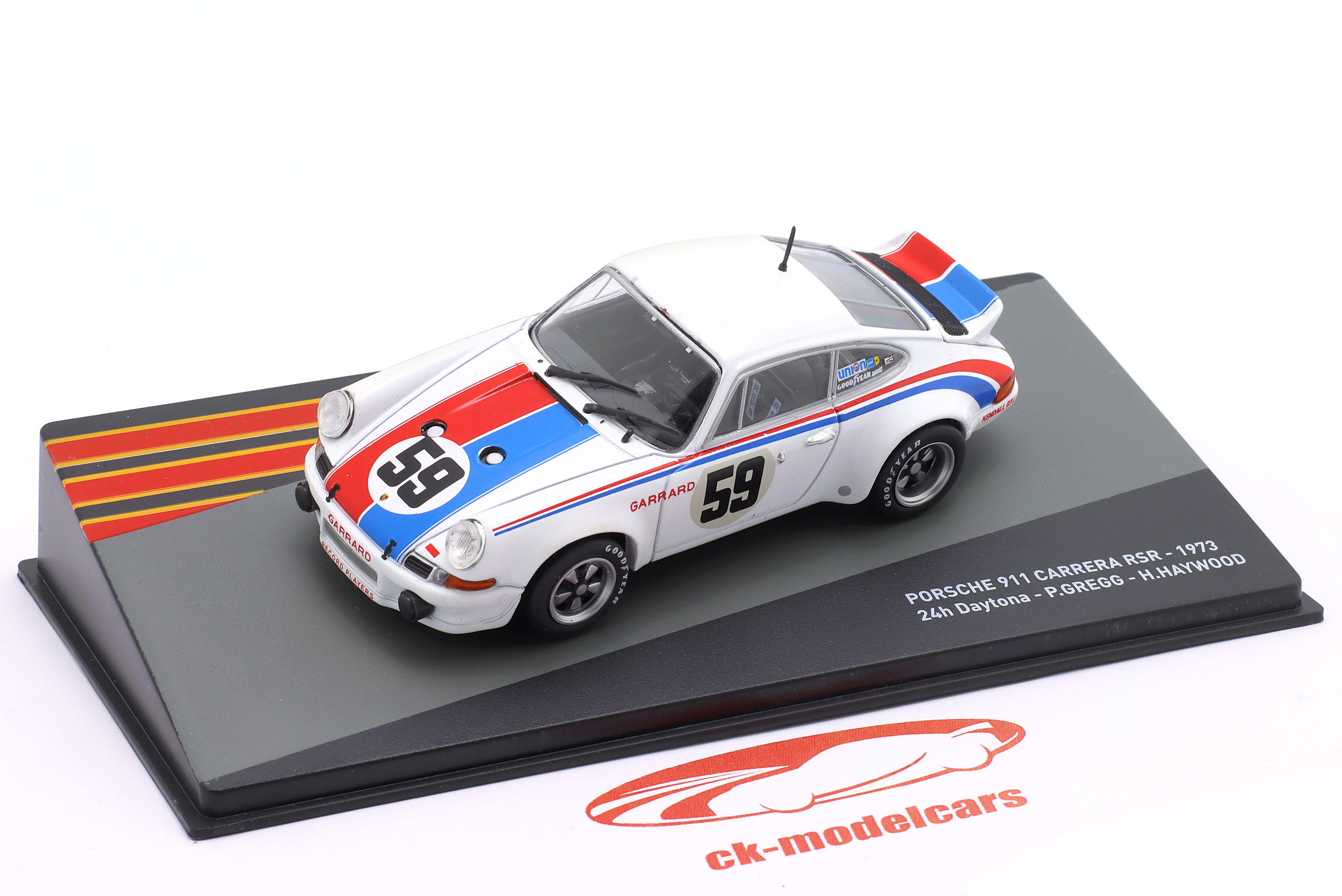 Altaya 1:43 Porsche 911 Carrera RSR #59 Winner 24h Daytona 1973