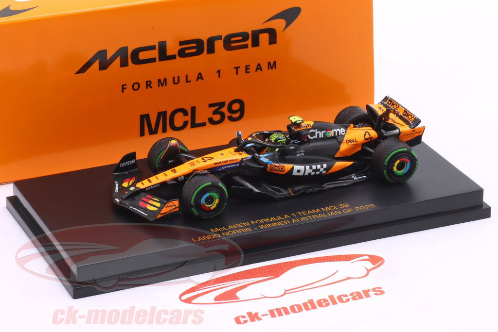 Minichamps 1:64 Lando Norris McLaren MCL39 #4 Winner Australian GP