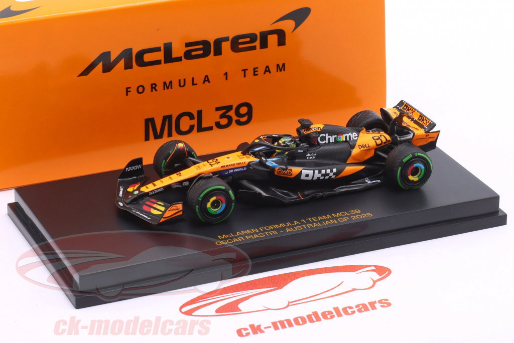 Minichamps 1:64 Oscar Piastri McLaren MCL39 #81 Australian GP