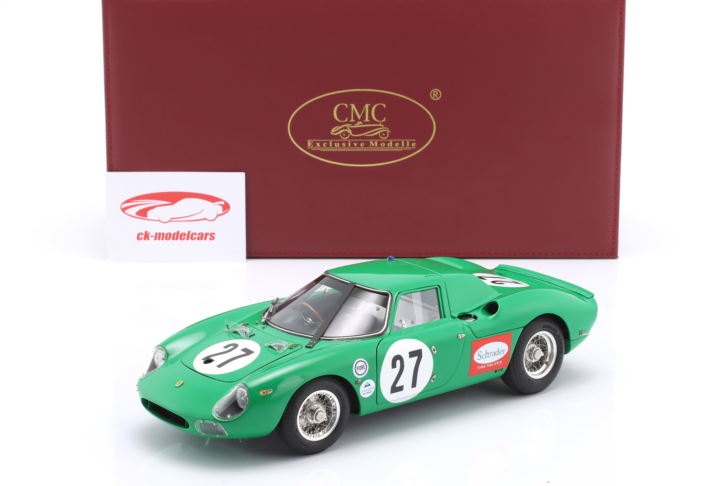 CMC 1:18 Ferrari 250 LM #27 24h Daytona 1966 Piper, Attwood M-278