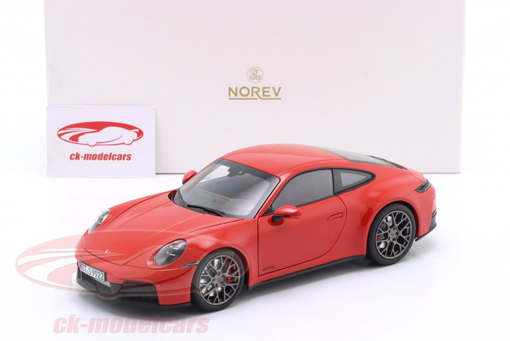 Norev 1:18 Porsche 911 (992) Carrera 4 GTS Year 2024 Guards red