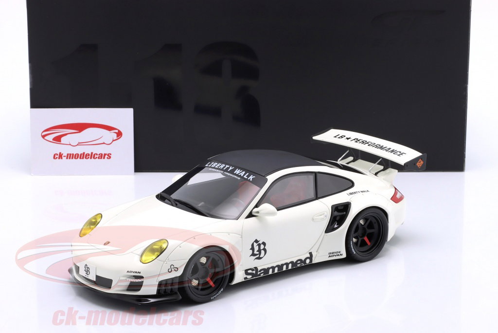 GT-SPIRIT 1:18 Porsche 911 (997) Turbo LB-Works 2024 白色的GT958