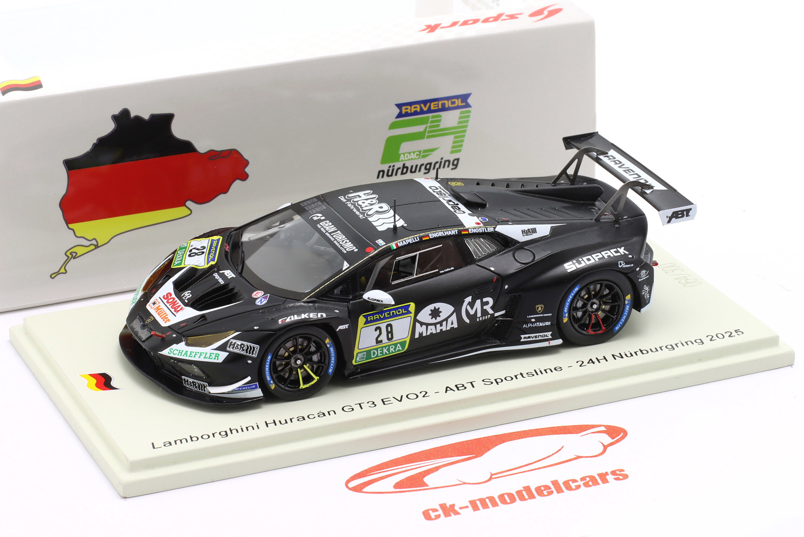 Spark 1:43 Lamborghini Huracan GT3 EVO2 #28 5th 24h Nürburgring