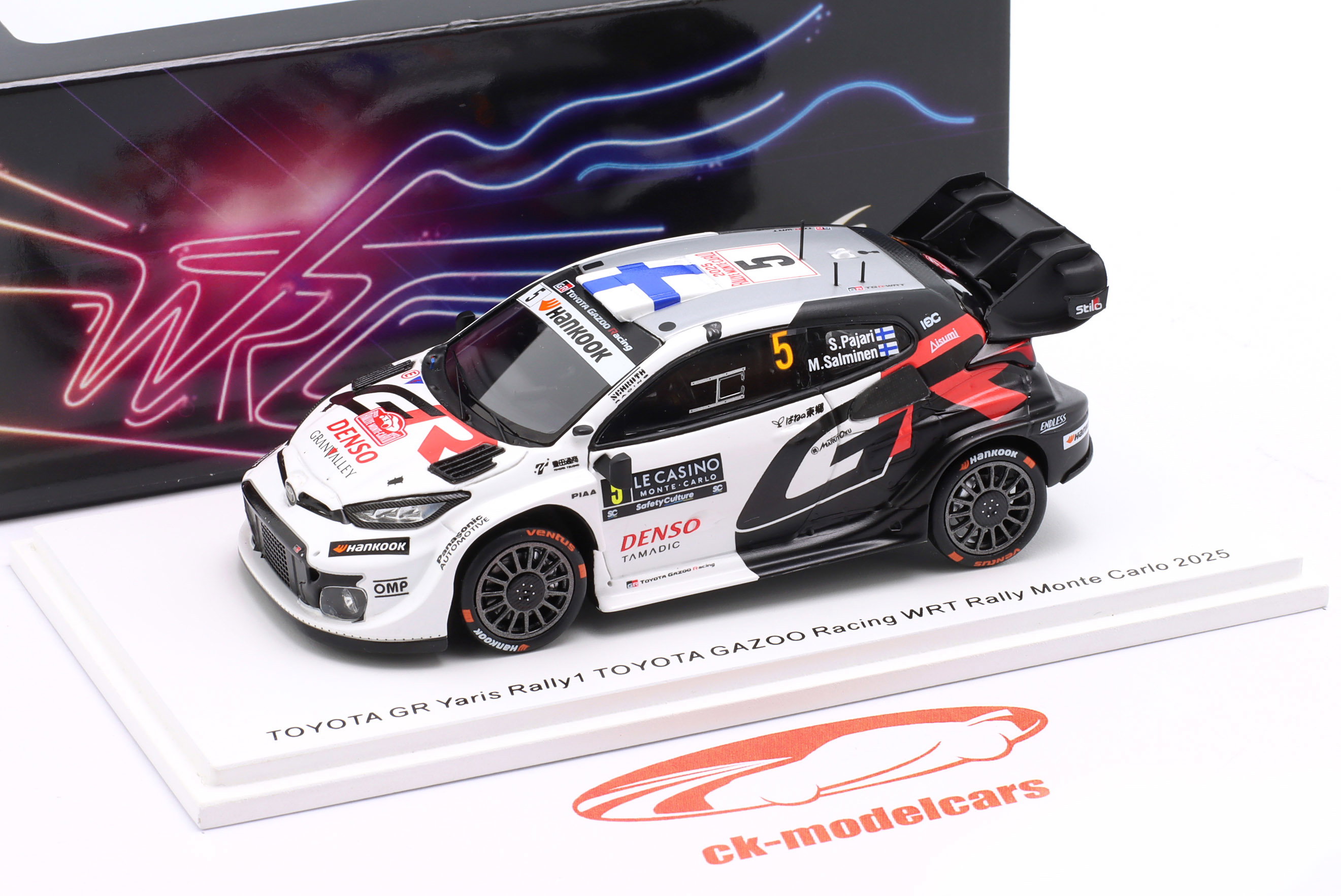 Spark 1:43 Toyota GR Yaris Rally1 #5 Rally Monte Carlo 2025 Pajari
