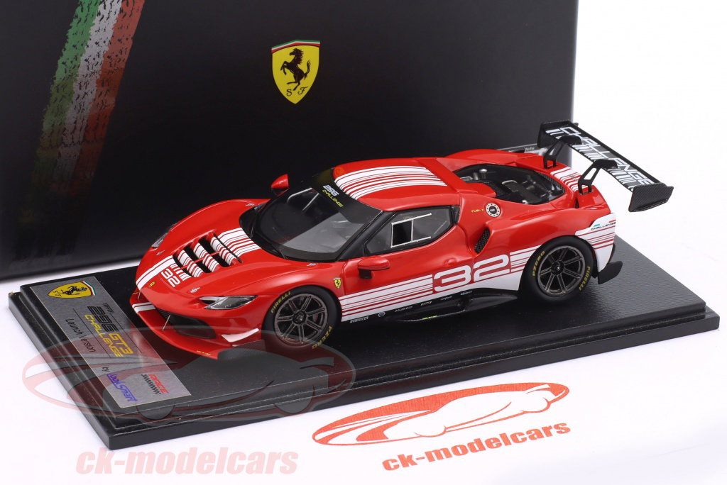 LookSmart 1:43 Ferrari 296 GT3 Challenge #32 建設年 2023 赤 / 白