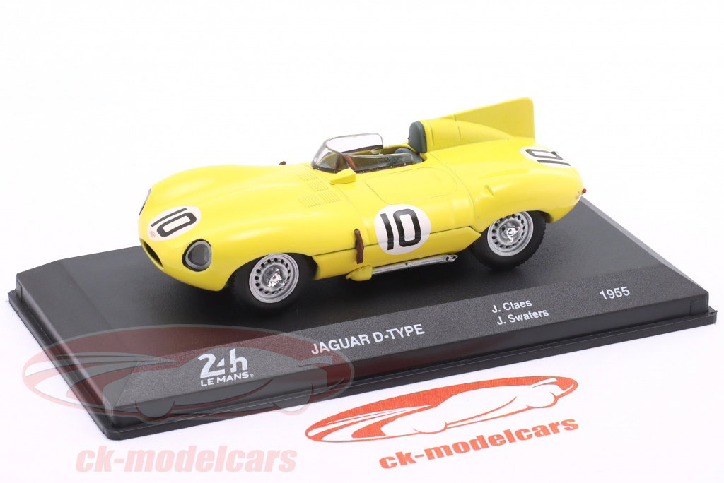 Altaya 1:43 Jaguar D-Type #10 3rd 24h LeMans 1955 Claes, Swaters