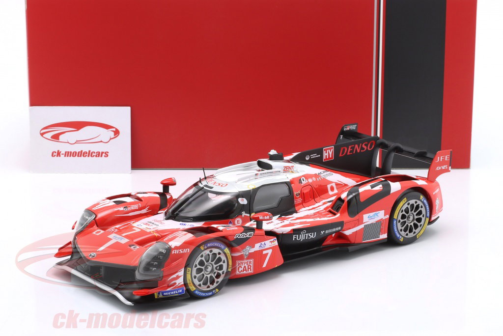 Ixo 1:18 Toyota GR010 Hybrid #7 5th 24h LeMans 2025 Toyota Gazoo Ixo 1:18 Toyota GR010 Hybrid #7 5th 24h LeMans 2025 Toyota Gazoo