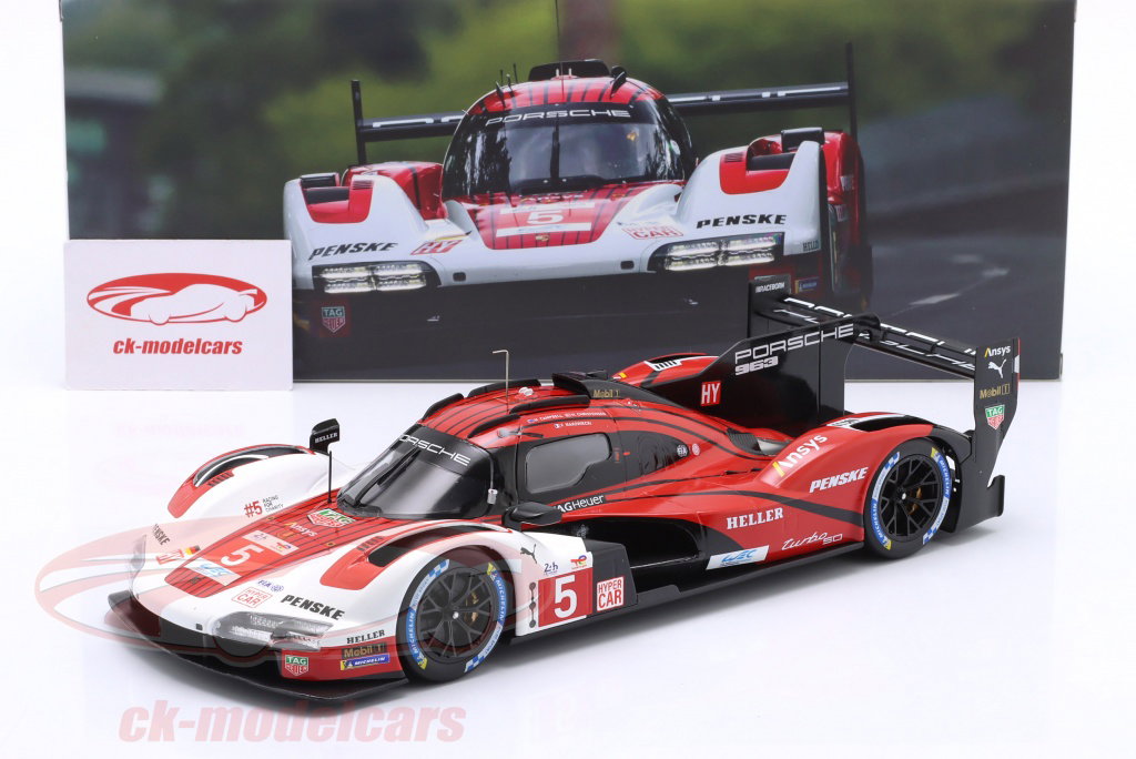 Ixo 1:18 Porsche 963 #5 6th 24h LeMans 2024 Porsche Penske