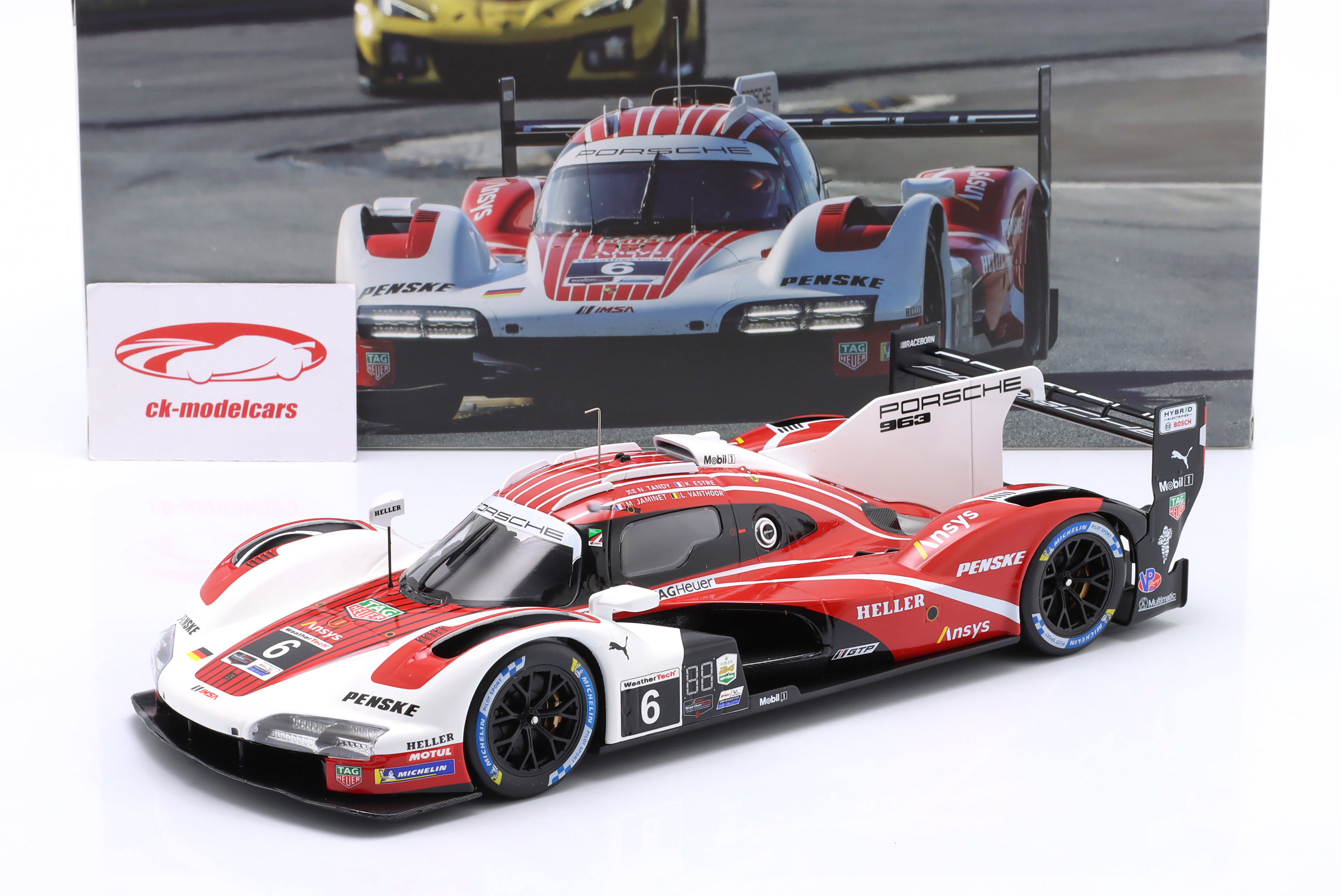 Ixo 1:18 Porsche 963 #6 4th 24h Daytona 2024 Porsche Penske