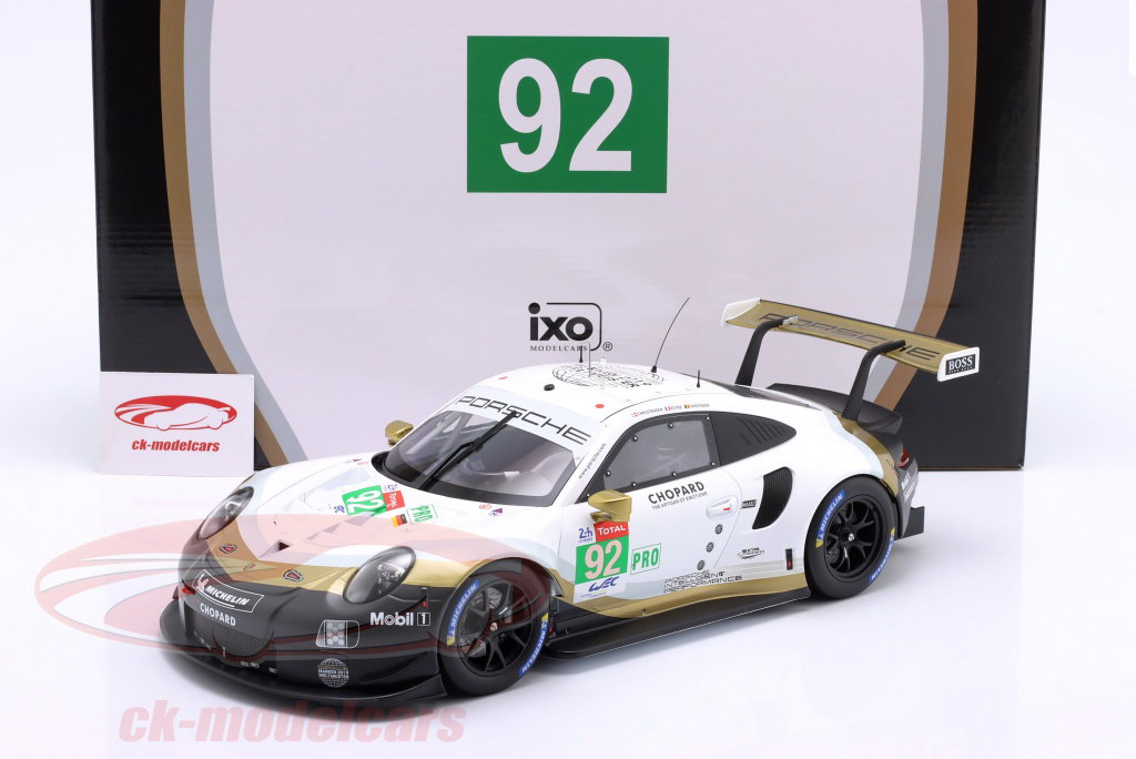 Ixo 1:12 Porsche 911 (991) RSR #92 24h LeMans 2019 Porsche GT Team