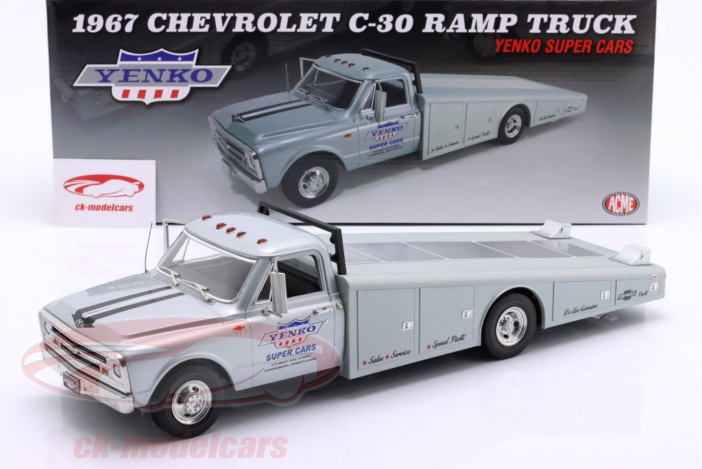 GMP 1:18 Chevrolet C-30 Ramp Truck Yenko Super Cars 1967 light