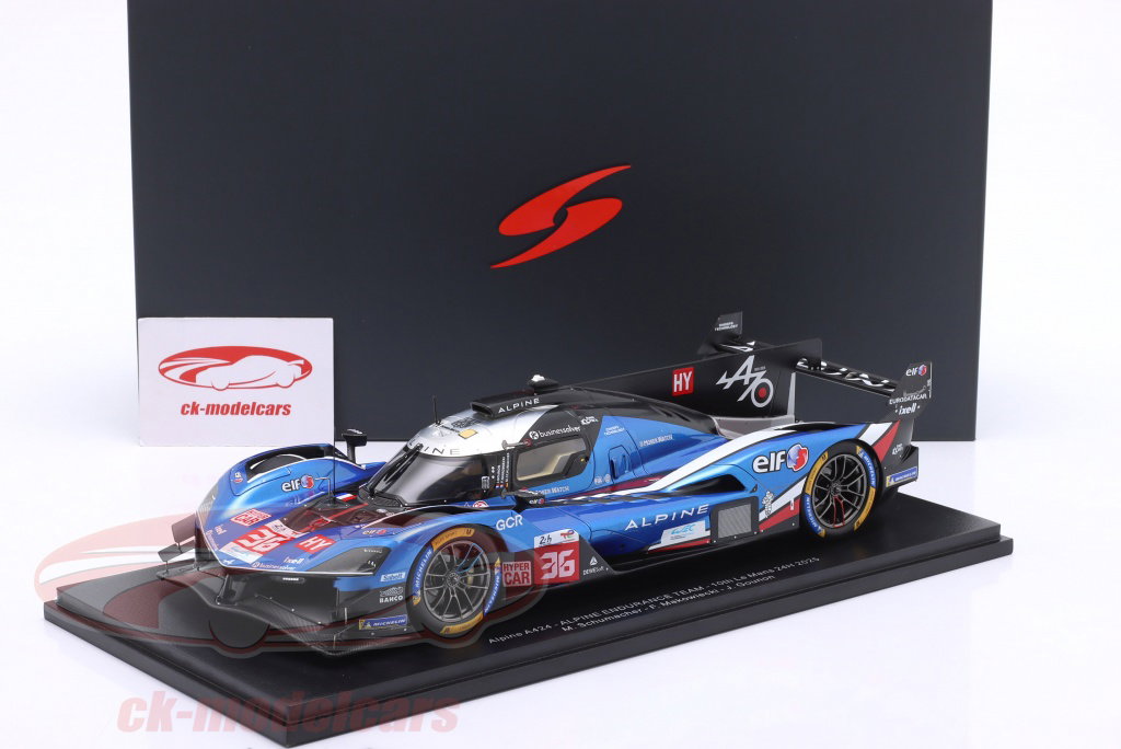 ミニカー Alpine A424 9th Le Mans 24H 2025 Spark 1:18 Alpine A424 #36 10th 24h LeMans 2025 Alpine Endurance