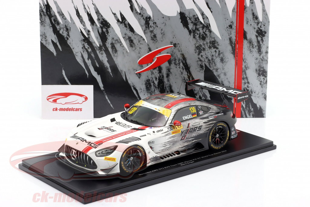 ミニカー spark 1/18  M6 GT3 FIA GT World Cup Spark 1:18 Mercedes-AMG GT3 #130 优胜者FIA GT World Cup Macau 2024