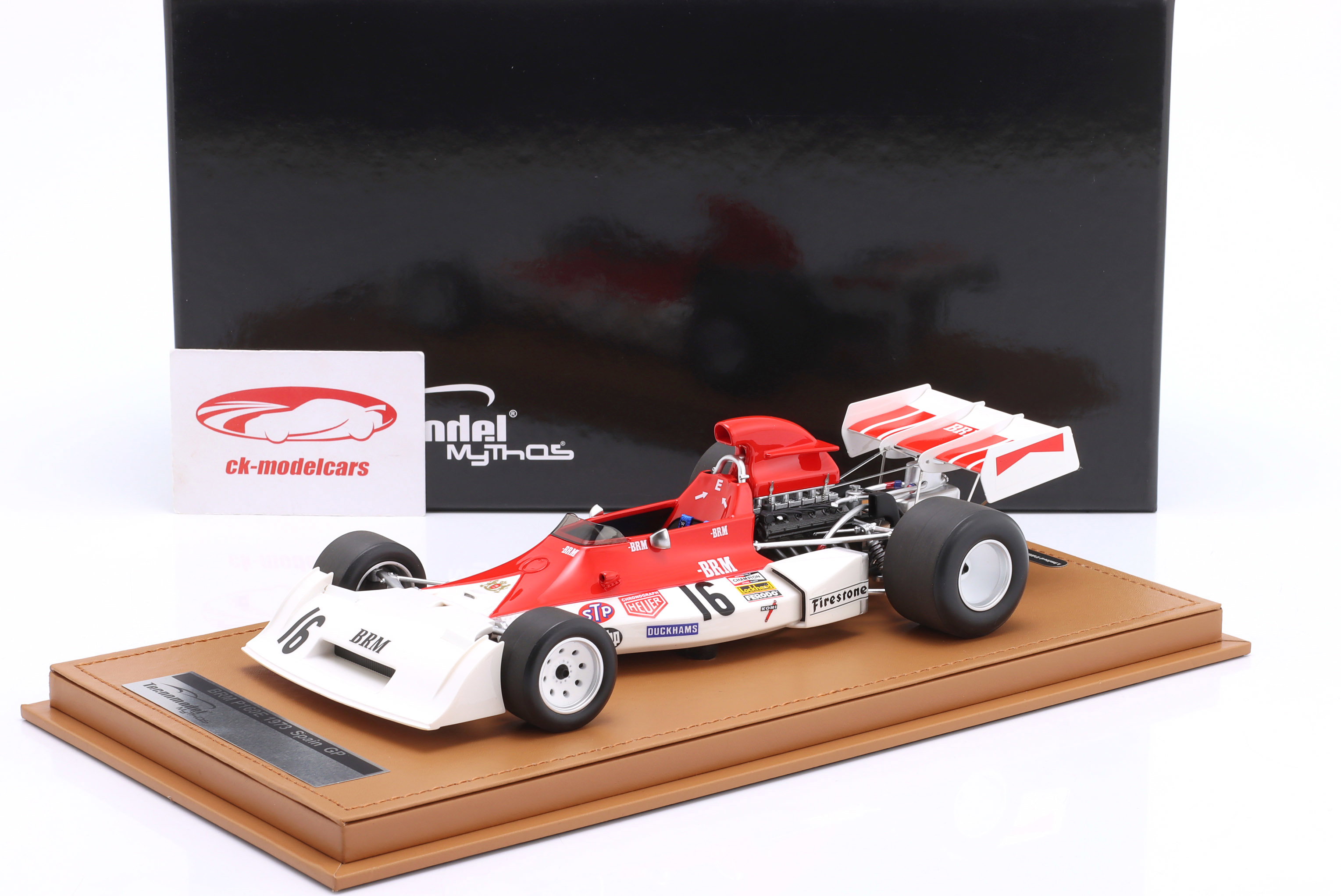 Tecnomodel 1:18 Niki Lauda BRM P160E #16 西班牙语GP 公式1 1973