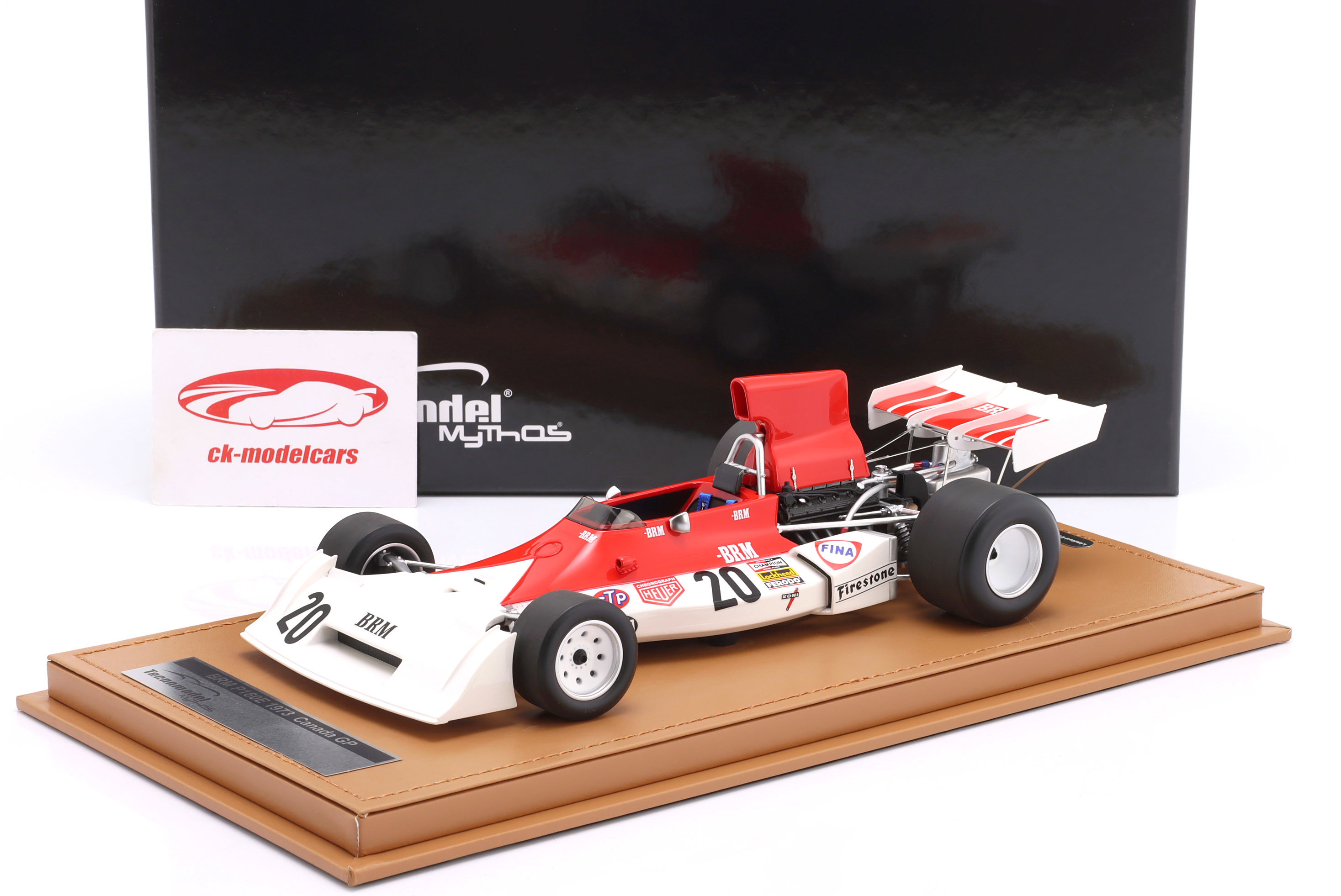 Tecnomodel 1:18 Jean-Pierre Beltoise BRM P160E #20 4th Canadian GP ...