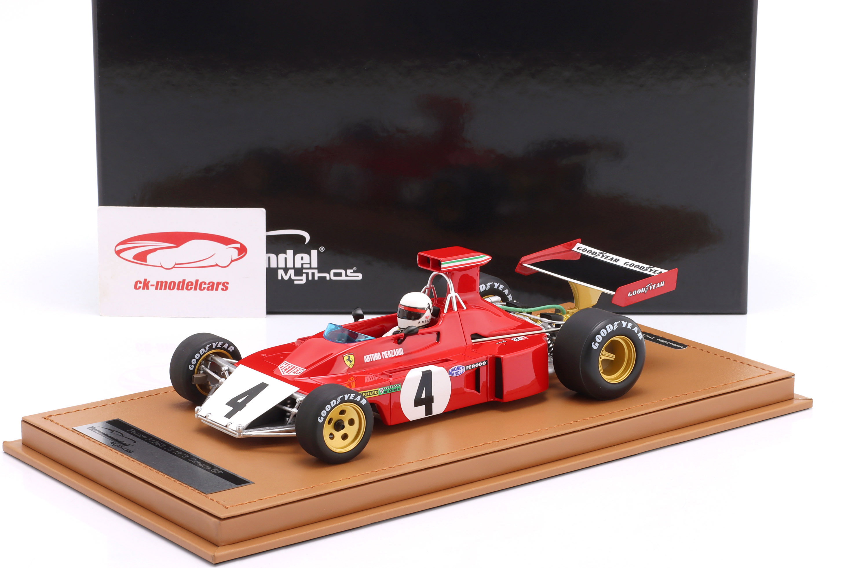 Tecnomodel 1:18 Arturo Merzario Ferrari 312B3 #4 Canadian GP Formula 1 ...
