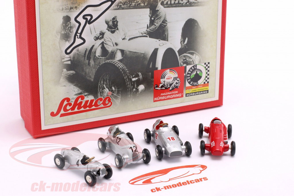 Schuco 1:90 4-Car Set 75 年 Nürburgring 1927-2002 Piccolo 05209