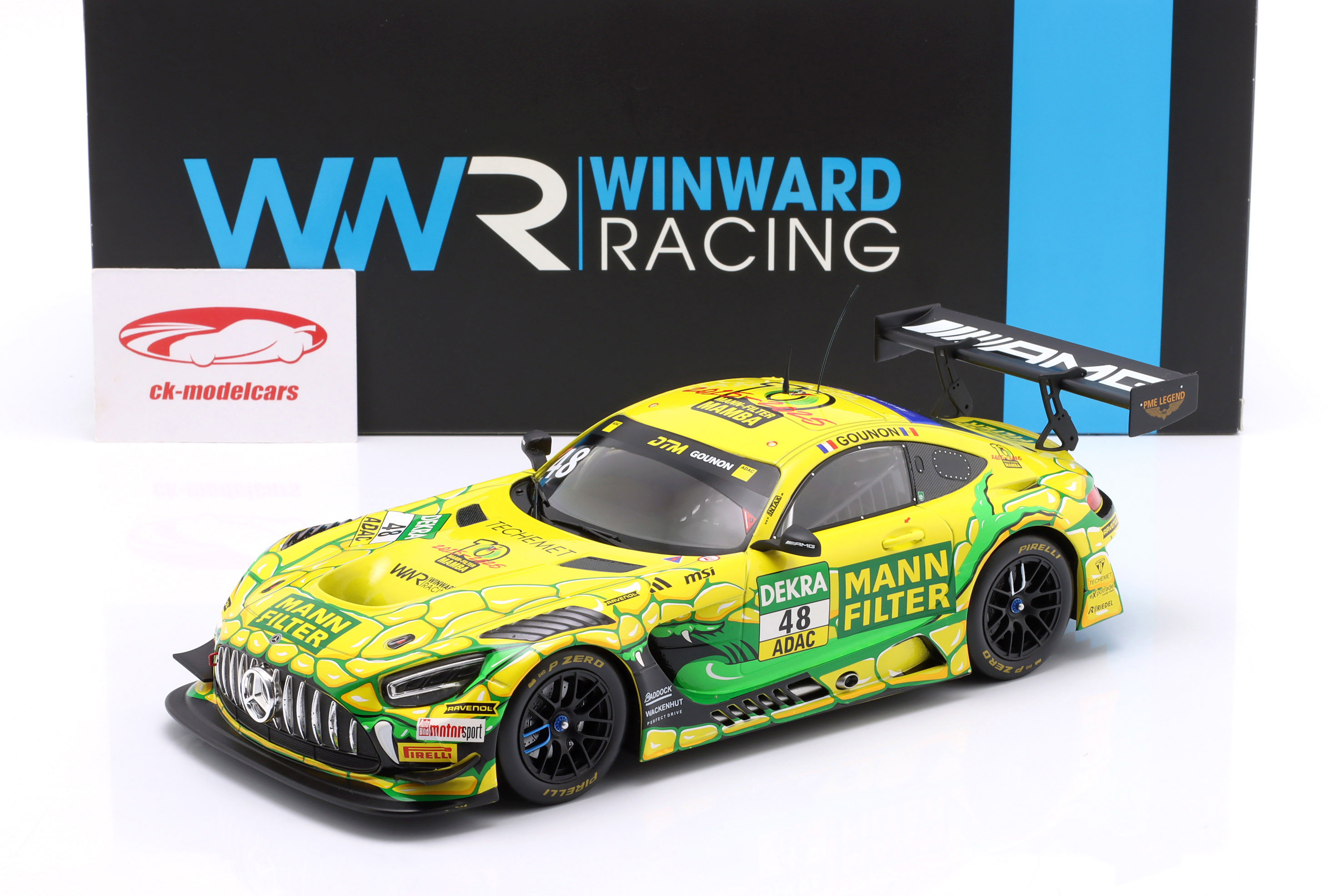 Ixo 1:18 Mercedes-AMG GT3 Evo #48 DTM 2025 Jules Gounon Mamba WWR