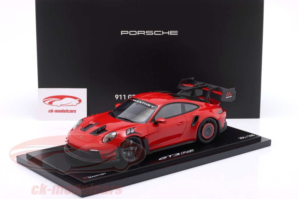 Spark 1:18 Porsche 911 (992) GT3 RS Manthey Kit 2024 охранники