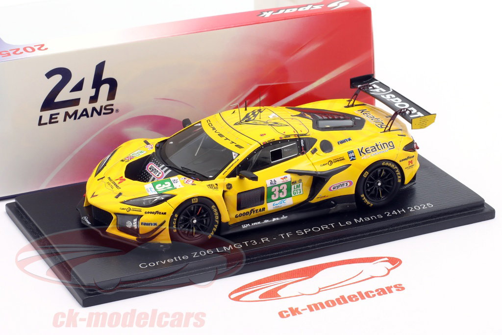 Spark 1:43 Chevrolet Corvette Z06 GT3.R #33 24h LeMans 2025