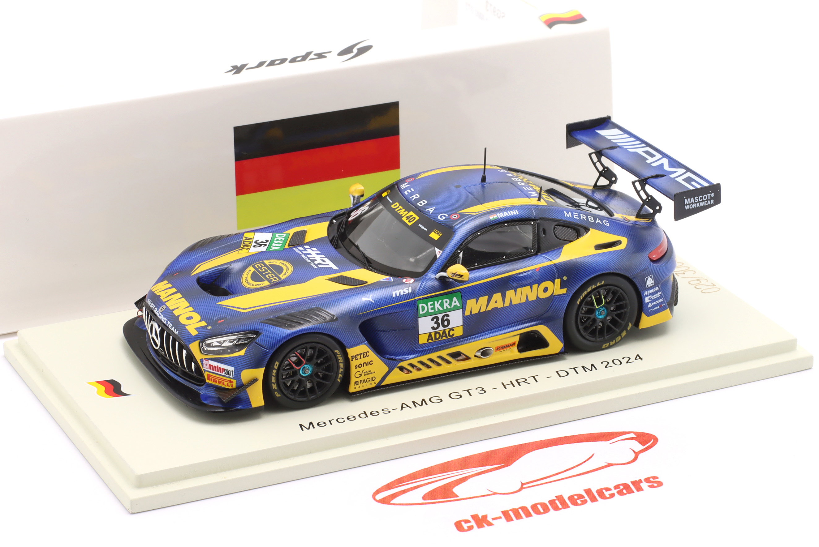 Spark 1:43 Mercedes-Benz AMG GT3 #36 DTM 2024 Arjun Maini SG973