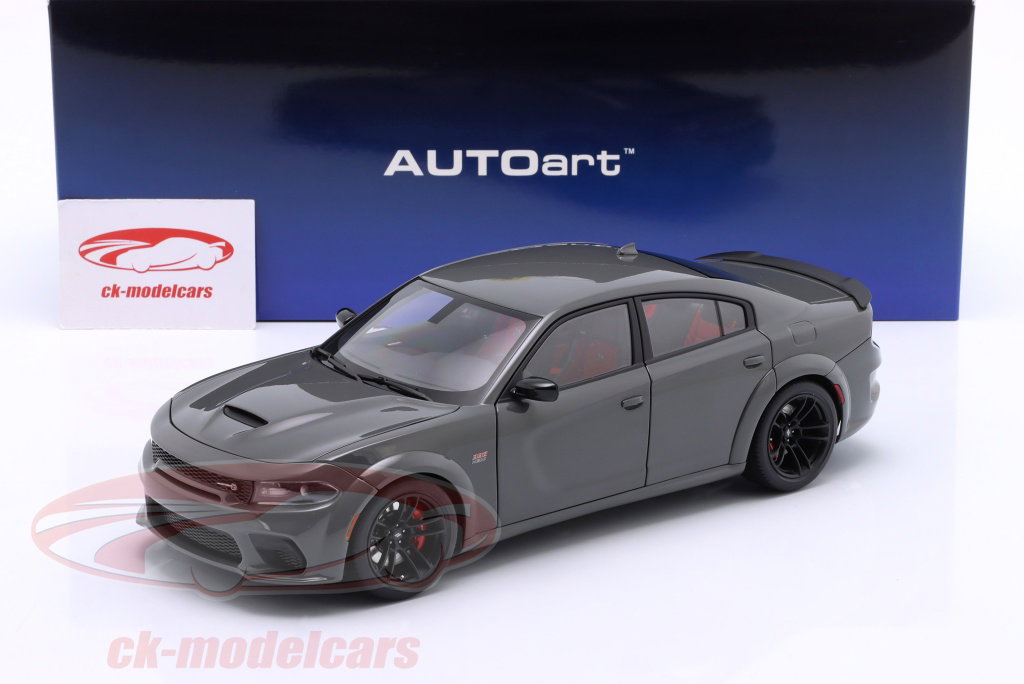 AUTOart 1:18 Dodge Charger Scat Pack Widebody dark grey 71756