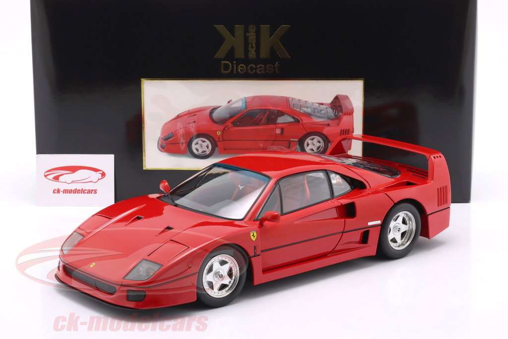 KK-Scale 1:12 Ferrari F40 建設年 1987 赤 KKDC120251 モデル 車